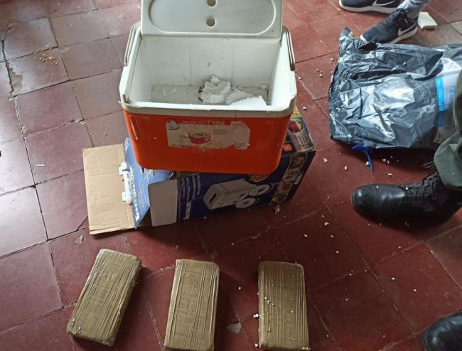 La droga secuestrada