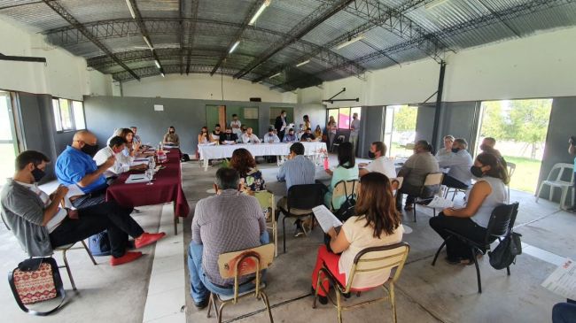 Reunión del gabinete municipal