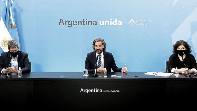 Anuncio del gobierno nacional