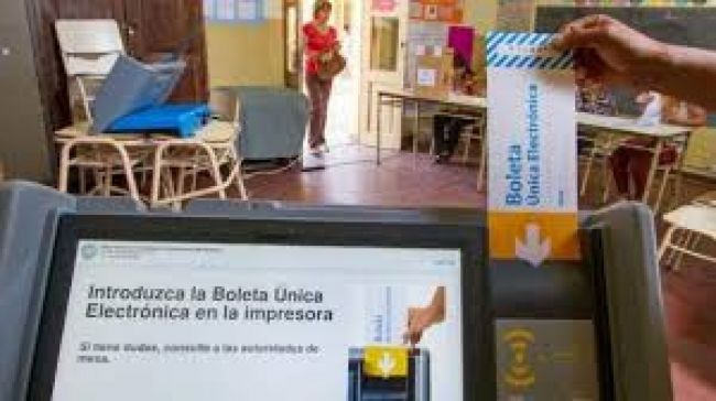 Las elecciones provinciales serán con voto electrónico