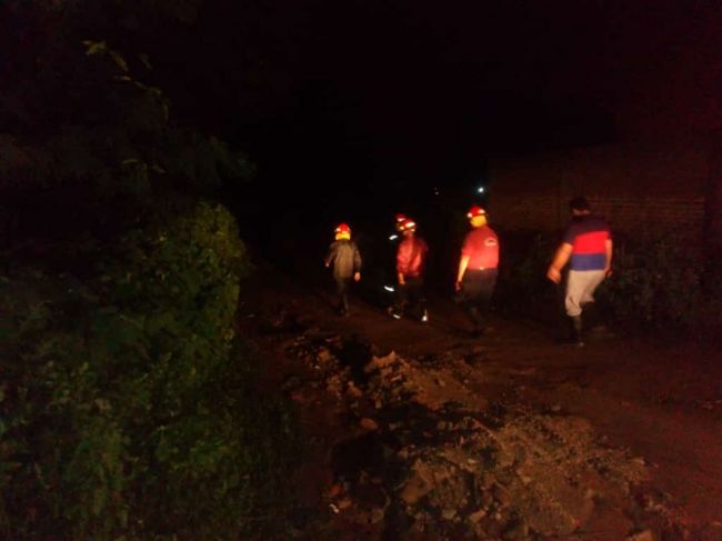 Asistencia a damnificados por el temporal