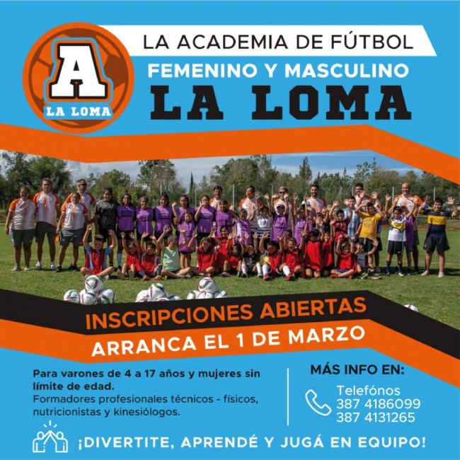 Fútbol formativo en La Loma