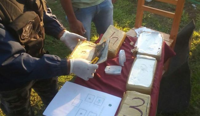 La droga secuestrada