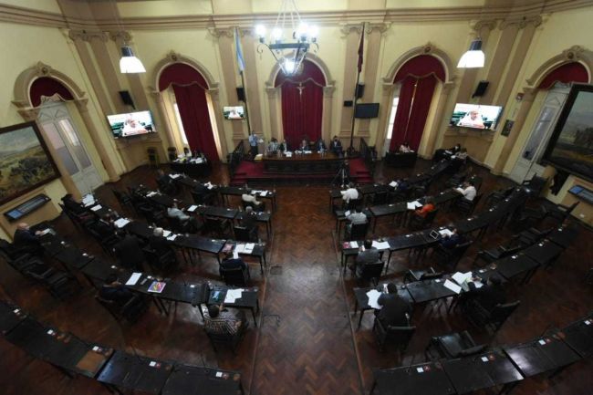Sesión del Senado provincial