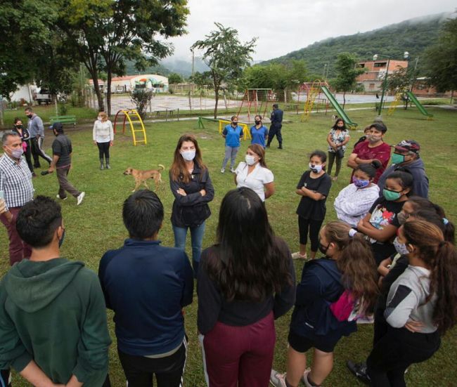 Recorrido de obras y reunión con vecinos