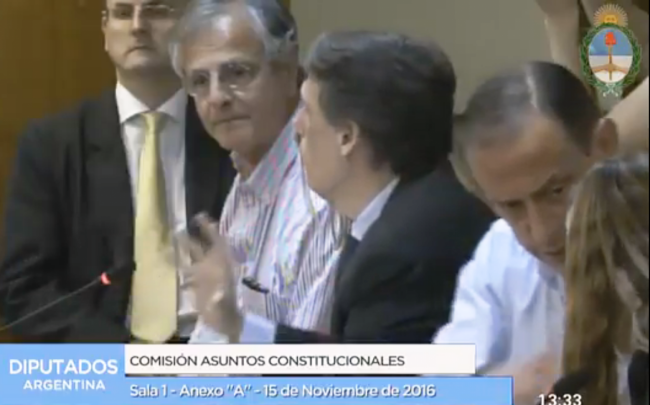 Tarea de Durand Cornejo y Kosiner en comisión