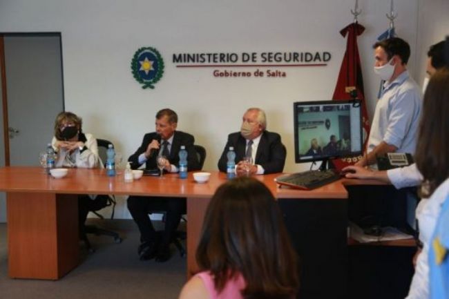 Presentación del ministro de seguridad