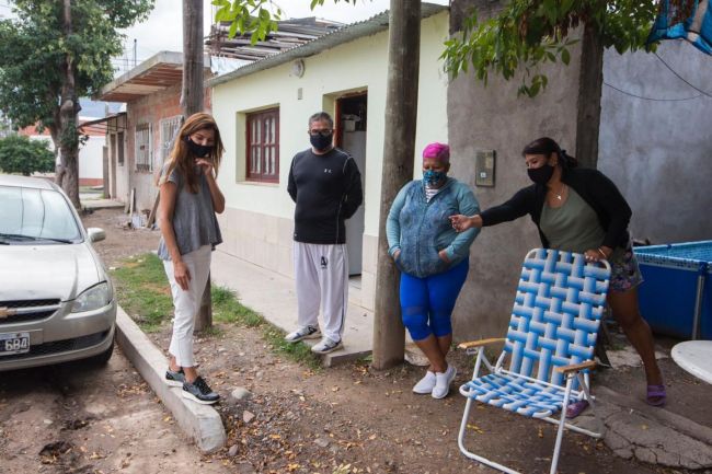Cordón cuneta, la obra municipal en Salta