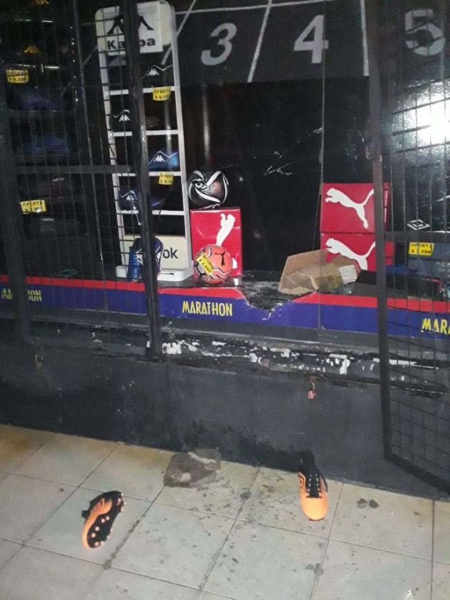 Daños al local comercial