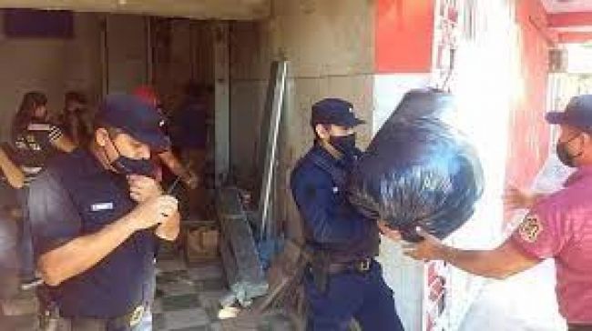 La mercadería secuestrada en el caso