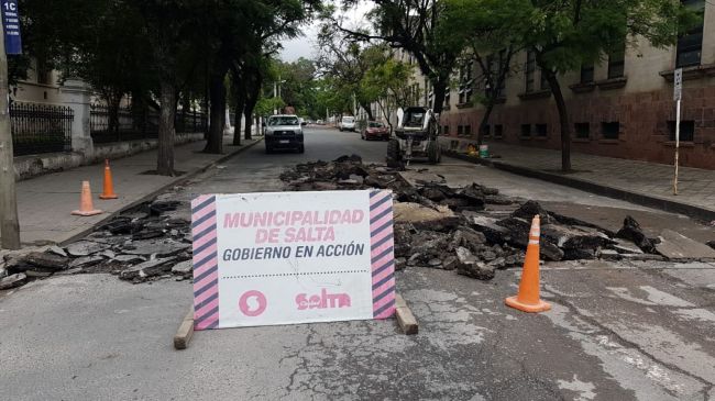 Proliferaron los baches en la ciudad