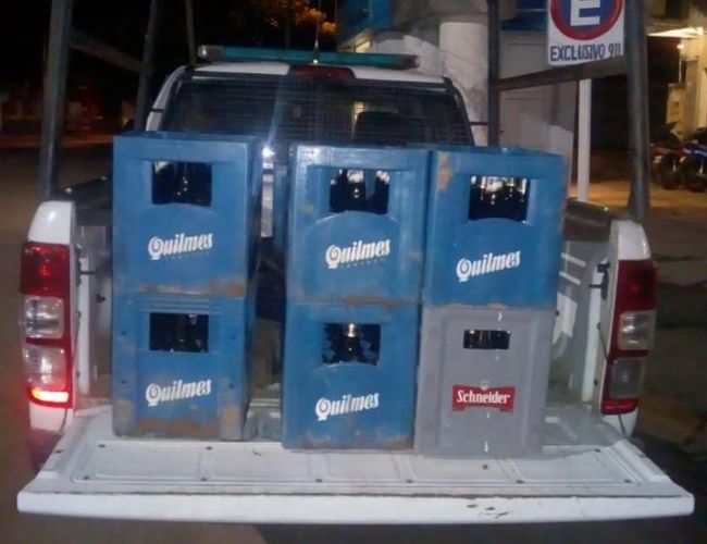 Detenidos por robar cerveza