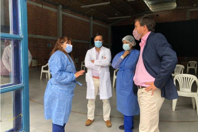 Trasladaron al PRS el centro de testeo del parque Bicentenario