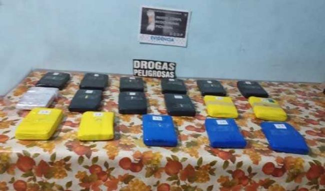 La droga secuestrada