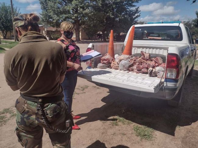 Secuestro de carne en Anta