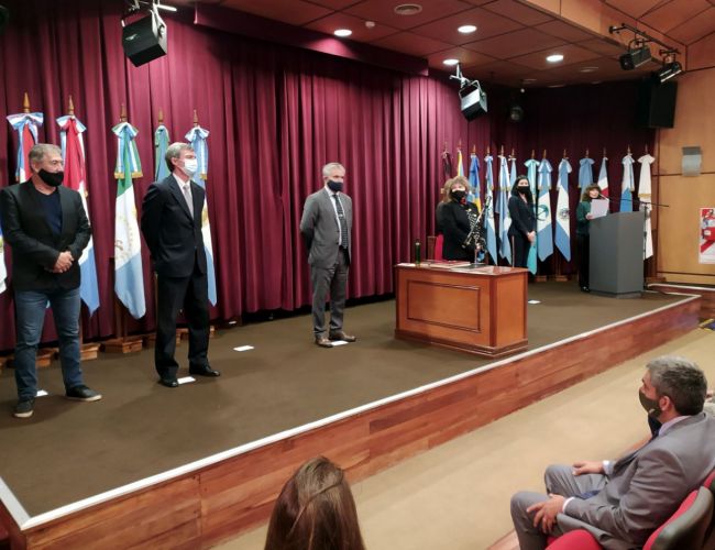Acto en Ciudad Judicial