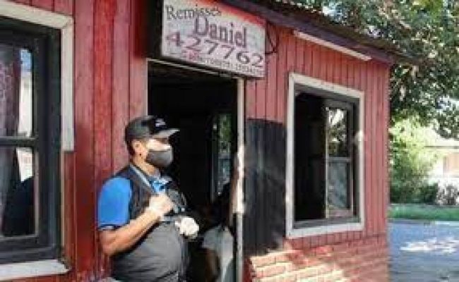 Uno de los allanamientos