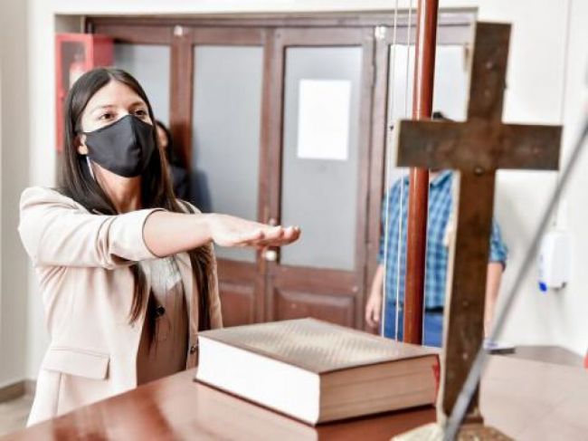 Juramento de Emilia Orozco