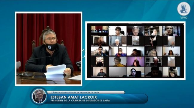 La sesión volverá a ser online