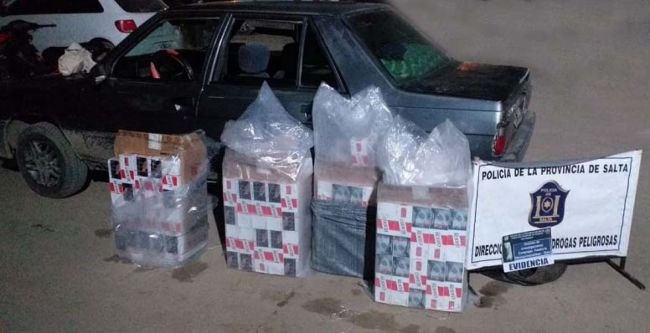 Decomiso de cigarrillos