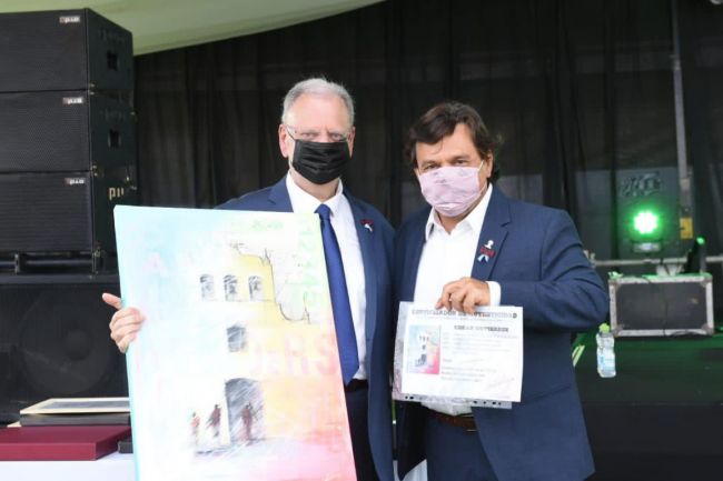 Acto por el centenario de la Liga