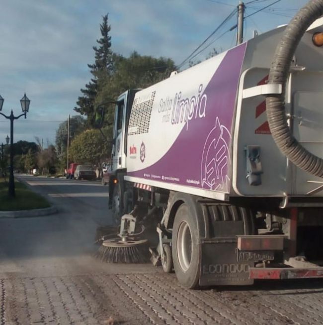 Operativo de higiene en San Luis