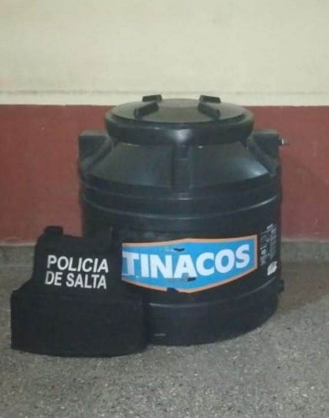 El tanque recuperado