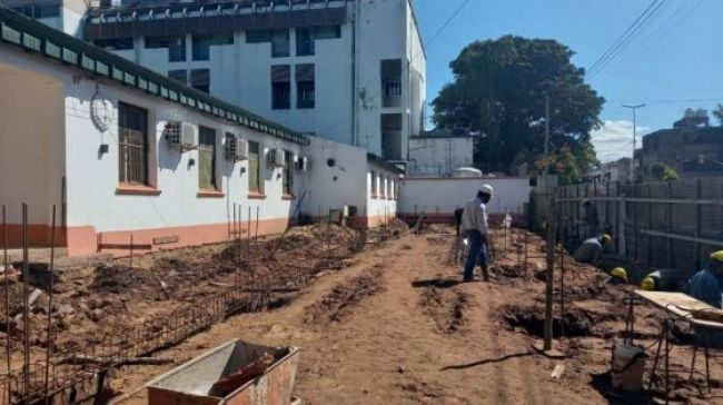 Obras en el Hospital de Tartagal