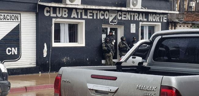 Allanamiento a Central Norte de Embarcación