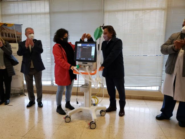 Nación entrego 10 respiradores