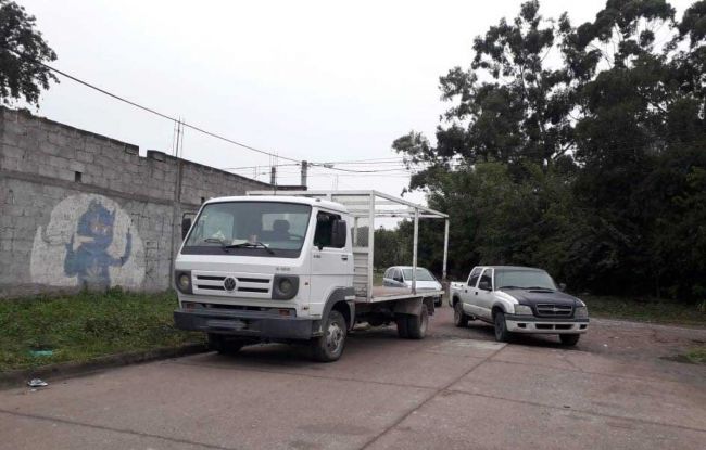 El camión recuperado