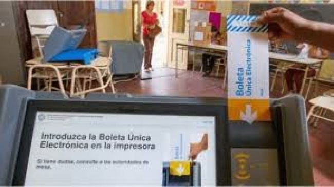 Las elecciones provinciales serán con voto electrónico