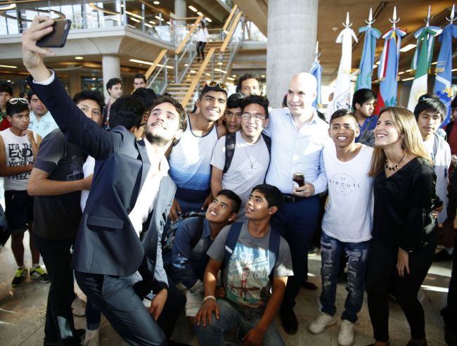 Con el jefe de gobierno porteño