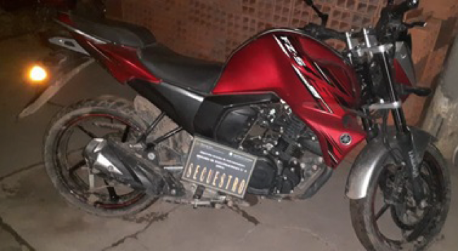 Una de los motos recuperadas