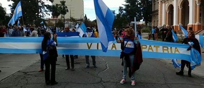 Protesta contra el confinamiento