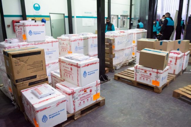 También llegaron vacunas Sputnik V