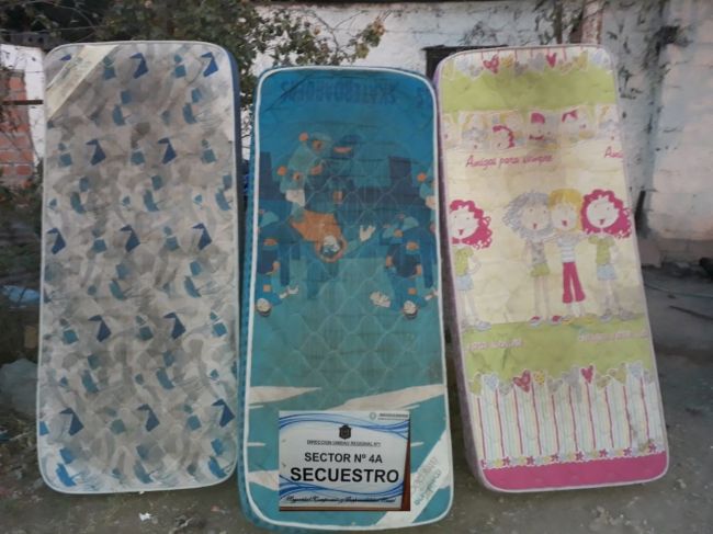 Colchones recuperados