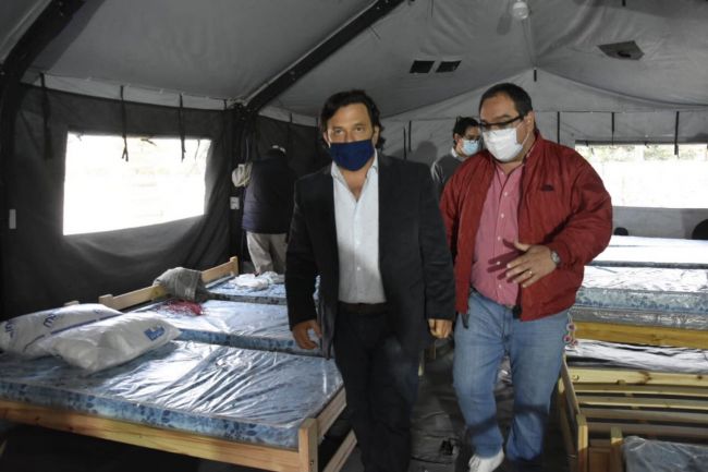 Hospital de campaña en Rosario