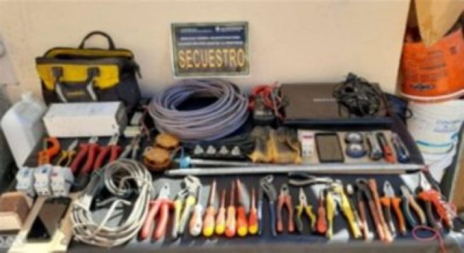 Secuestro de material de la empresa