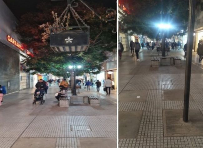 Nuevo aspecto de  las peatonales