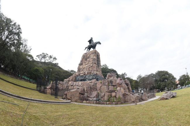 Obras en el Monumento