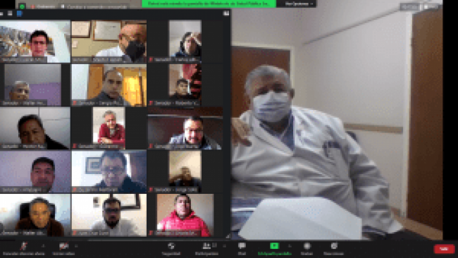 Encuentro virtual con el ministro de salud