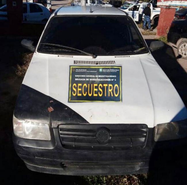 Un vehículo secuestrado