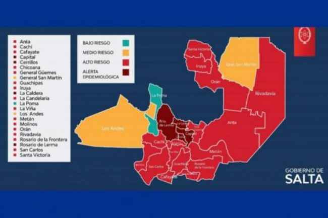 Mapa de riesgo epidemiológico
