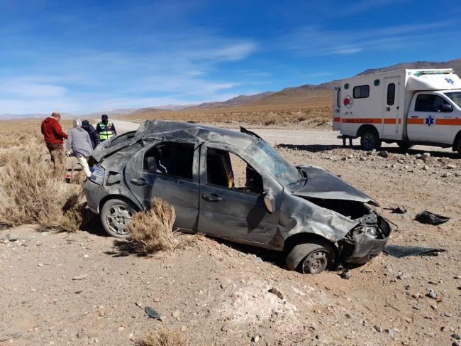 Vuelco fatal en la Puna