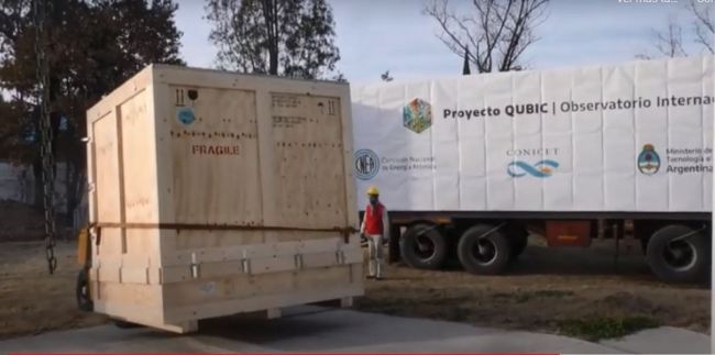 El arribo del telescopio