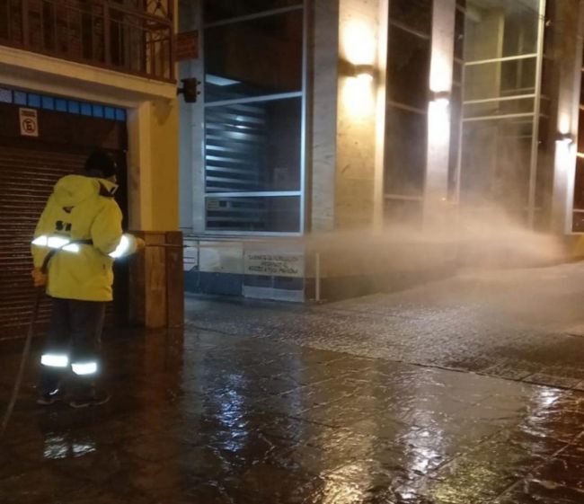 Desinfección en la ciudad