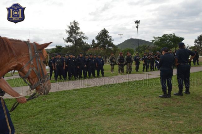 Amplio despliegue policial