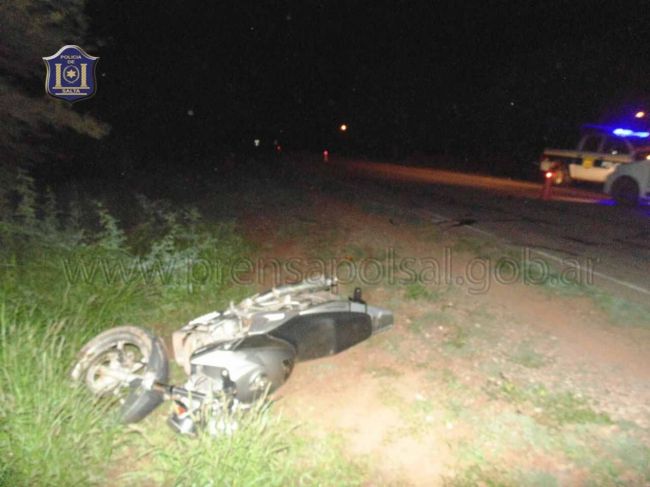El lugar del accidente
