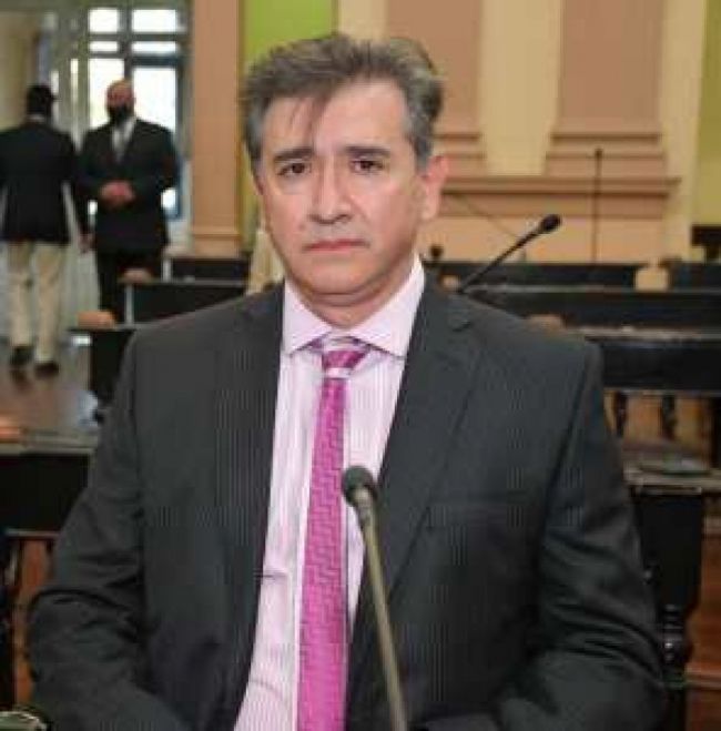 Javier Cancinos en la audiencia pública